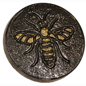 Distressed Black Bee Stepping Stone 