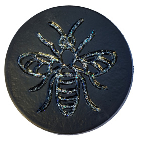 Black&Bling Bee Stepping Stone Silver