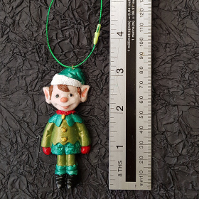 Christmas Tree Decoration Elf Handmade & Hand-Painted