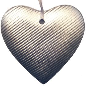 Large Heart Silver